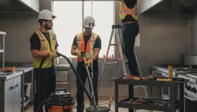 Emergency plumber in Minneapolis, MN repairing a burst pipe in a home