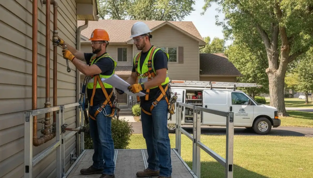 Minneapolis, MN plumbing repair technician providing emergency leak and pipe repair service