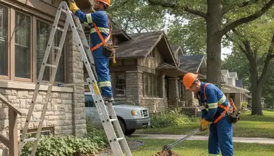 Minneapolis MN plumber repairing an emergency leak for a residential plumbing service