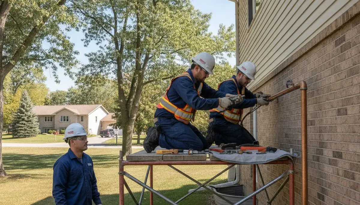 Minneapolis, MN plumber providing emergency plumbing repair for a local home or business