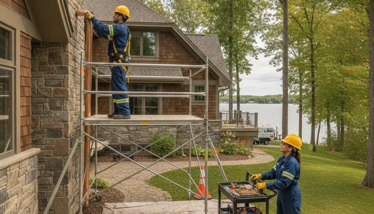 Minneapolis, MN plumber providing emergency plumbing repair service on-site