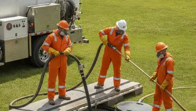 Minneapolis, MN plumber cleaning septic tank for residential plumbing service