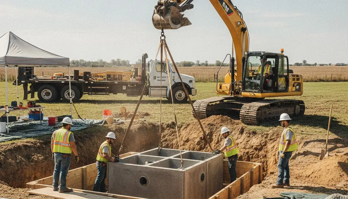 Septic tank installation service in Minneapolis, MN by On Call Plumbers for local homes