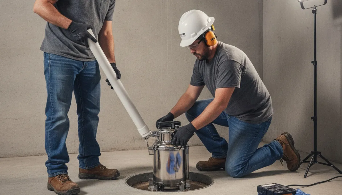 Sump Pump Installation Image 1